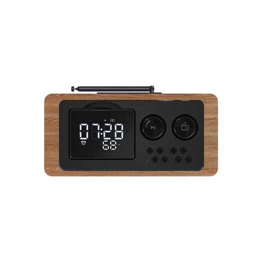Fuse Zide Vintage Retro Radio with Alarm Clock - Black - product image 2 - Audio Sellerz